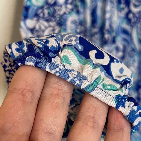 Lilly Pulitzer Willa Blouse Royal Purple 60 Animals Print Size XXS Resortwear - Picture 5 of 9